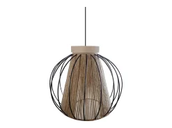 TOSEL Suspensión ,metal-fibra,natural,A90xD32xP32cm Color natural claro Discount