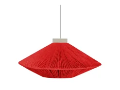 TOSEL Suspensión ,metal-fibra,, A 90xD60xP60cm Rojo Best