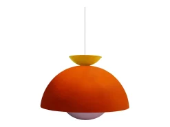 TOSEL Suspensión ,metal,fibra,natural,A 90x D40xP40cm Color natural claro Online