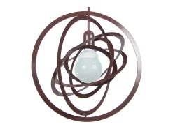 Clearance TOSEL Suspensión ,metal,Marrón, A100xD40xP 40cm Marru00f3n
