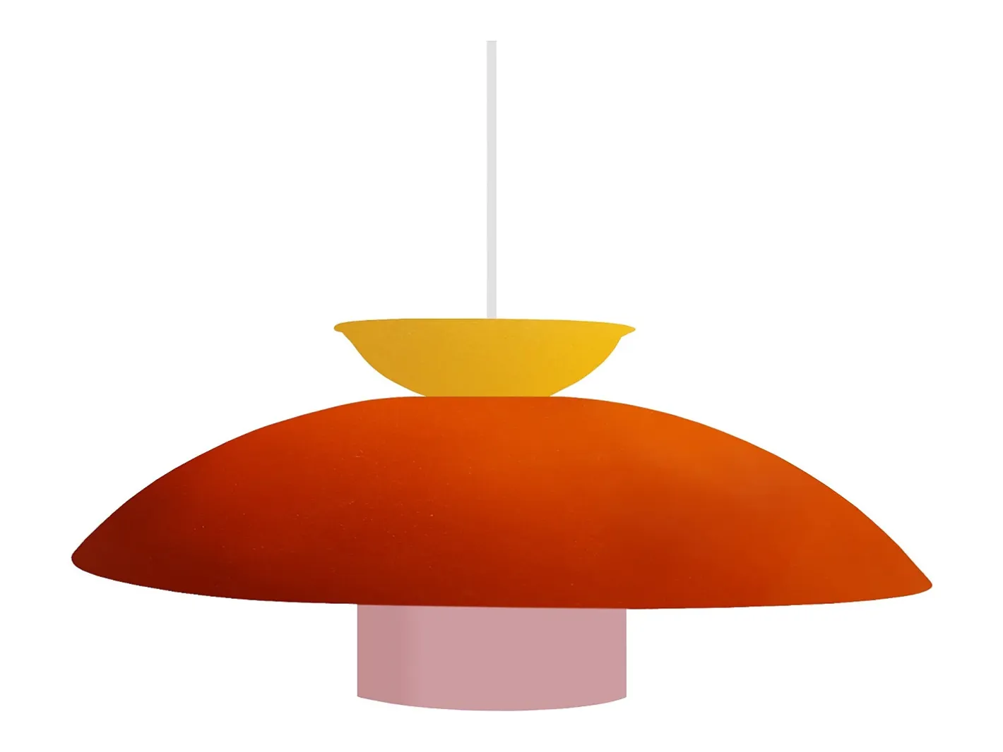 Best TOSEL Suspensión ,metal,,A110xD40xP40 cm Naranja