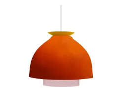 Outlet TOSEL Suspensión ,metal,, A 110xD23xP23cm Naranja