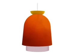 TOSEL Lámpara Suspendida-Suspensión ,metal,,A110xD18xP18cm Naranja