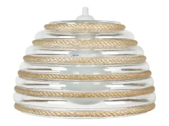 Outlet TOSEL Suspensión ,metal,natural,A75xD30xP30cm Color natural claro