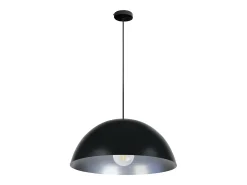 TOSEL Lámpara Suspendida-Suspensión ,metal, ,A78xD42,5xP42,5 cm Negro