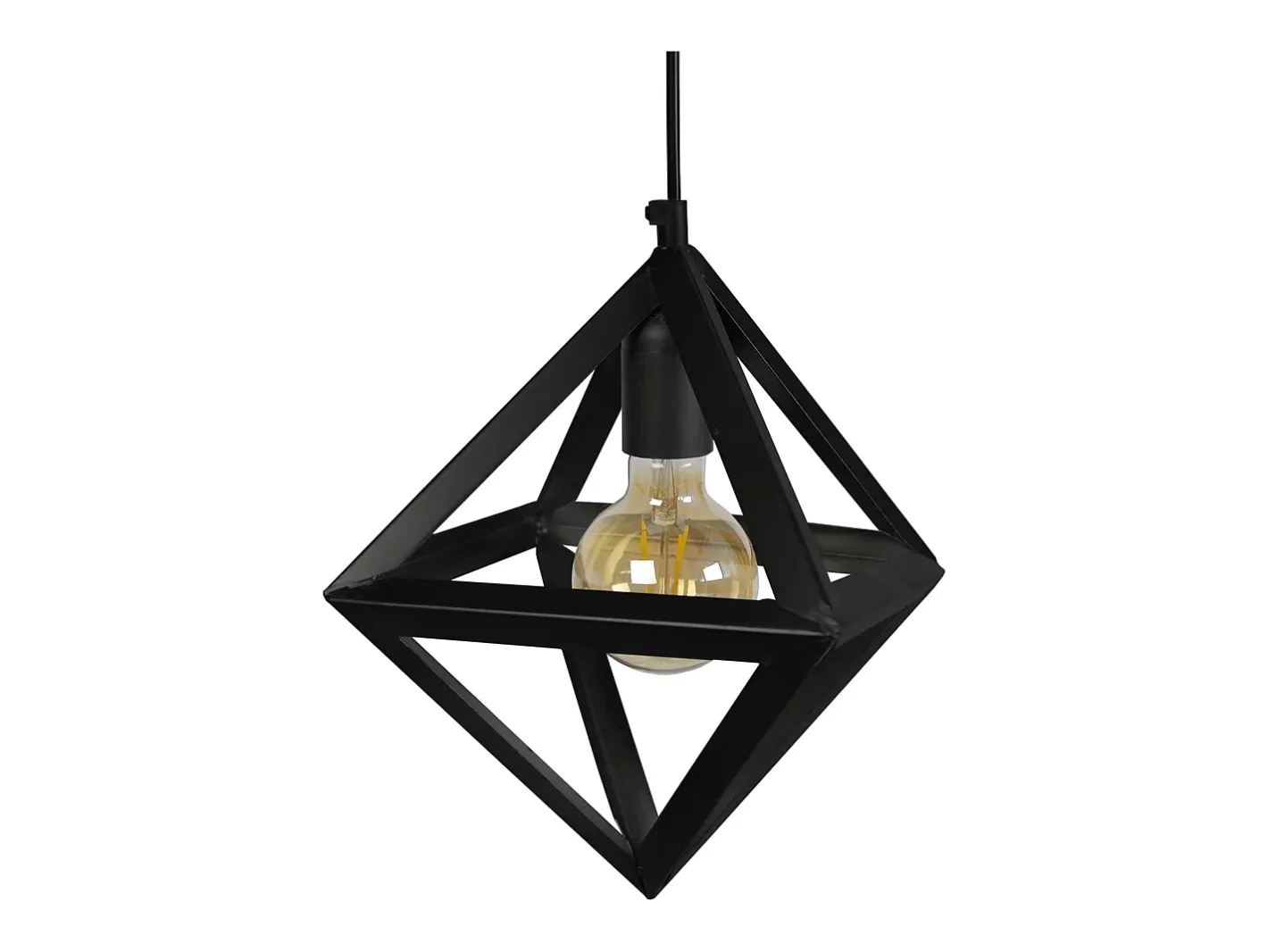 TOSEL Suspensión ,metal, ,A84xD24xP24cm Negro Sale