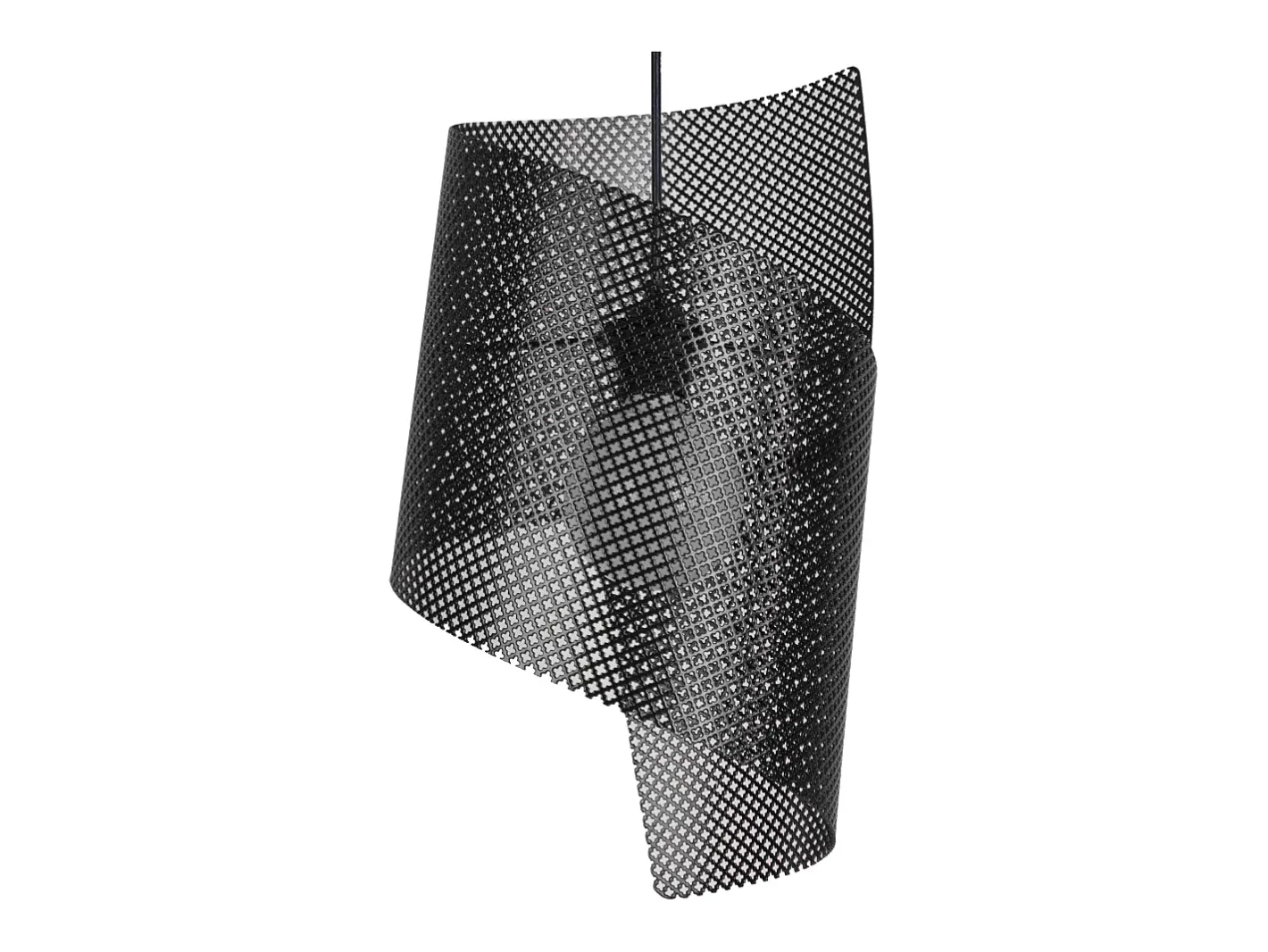 Online TOSEL Suspensión ,metal, ,A110xD 25xP25cm Negro