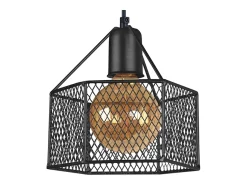Sale TOSEL Suspensión ,metal, ,A77xD20xP20cm Negro