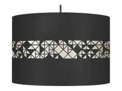 TOSEL Suspensión ,metal., ,A80xD 30x P 30cm Negro Online