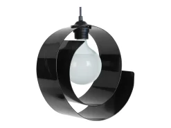 Outlet TOSEL Suspensión ,metal, , A86xD28xP 28cm Negro