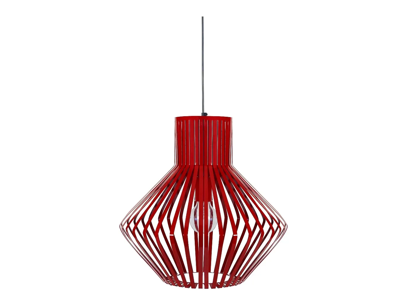 TOSEL Lámpara Suspendida-Suspensión ,metal,,A90x D36xP36cm Rojo