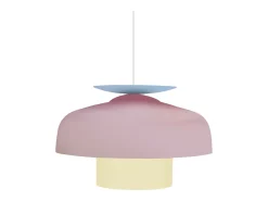 TOSEL Lámpara Suspendida-Suspensión ,metal, ,A110xD30xP30cm Rosa