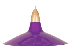 TOSEL Suspensión ,metal, ,A19xD38x P38cm Violeta New