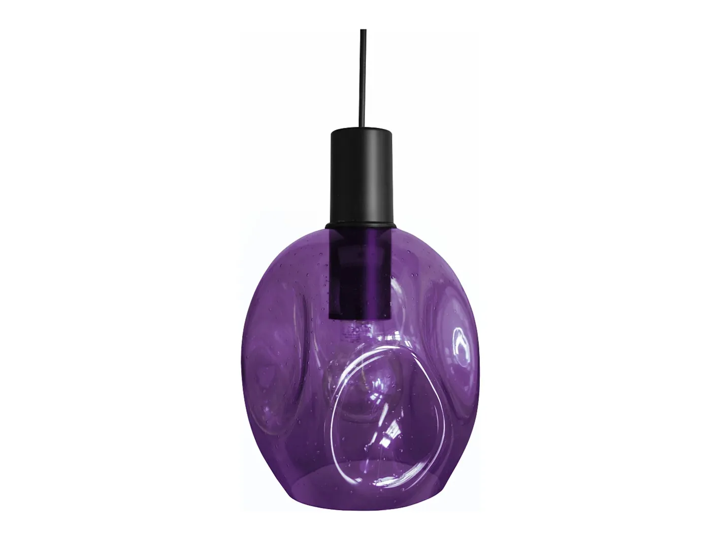 Clearance TOSEL Suspensión ,metal, s,A100xD 20xP20cm Violeta
