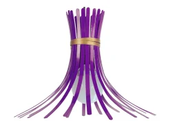 TOSEL Suspensión ,metal, ,A 80xD 80x P 45cm Violeta