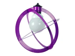 TOSEL Suspensión ,metal, ,A88xD28xP28cm Violeta Discount