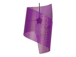 TOSEL Suspensión ,metal, ,A110xD25xP25cm Violeta