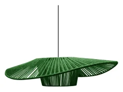 TOSEL Lámpara Suspendida-Suspensión ,tela,,A70x D55xP60cm Negro