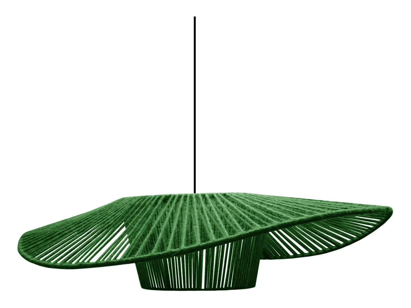 TOSEL Lámpara Suspendida-Suspensión ,tela,, A 70xD35xP40cm Negro
