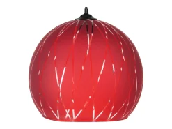 Clearance TOSEL Suspensión ,vidrio ,, A 78xD17xP17cm Rojo