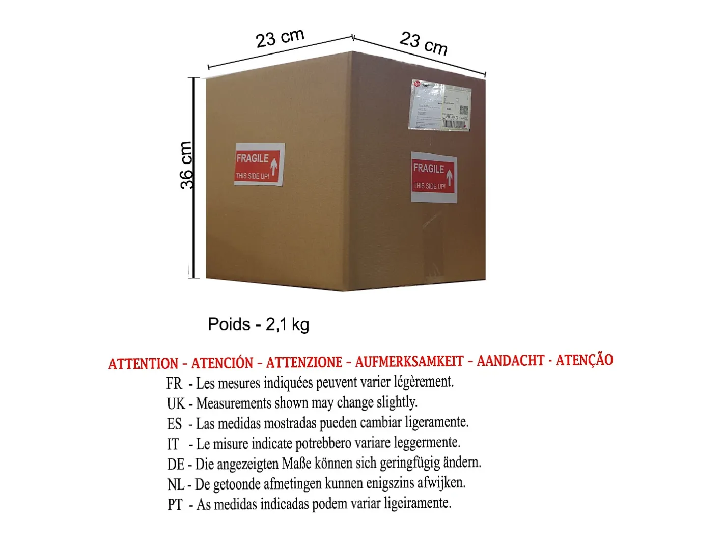 Best TOSEL Suspensión ,vidrio,Aluminio,A78xD30xP30cm Plateado