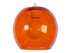 TOSEL Lámpara Suspendida-Suspensión ,vidrio,AMARILLO,A 77xD20xP20cm Amarillo claro