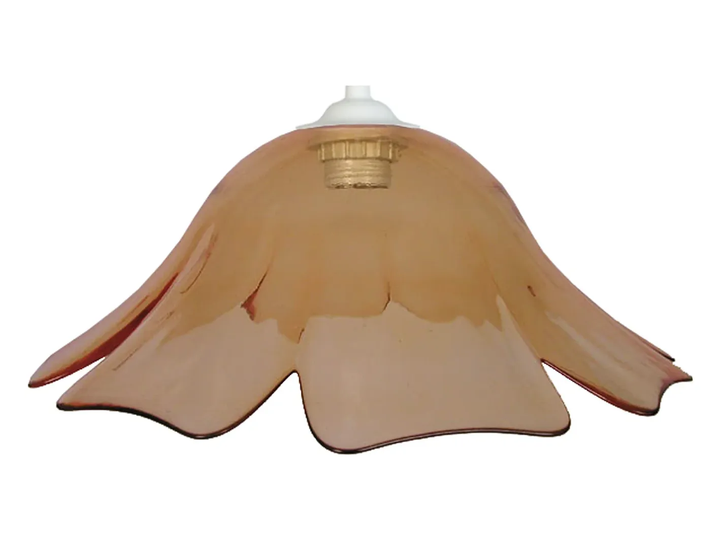 Best TOSEL Suspensión ,vidrio,AMARILLO,A80xD35x P 35cm Amarillo claro