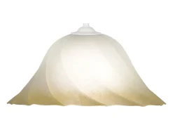 New TOSEL Suspensión ,vidrio,AMARILLO,A70xD29xP29 cm Amarillo claro