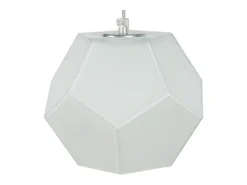 TOSEL Lámpara Suspendida-Suspensión ,vidrio,, A 77xD19x P 19cm Blanco