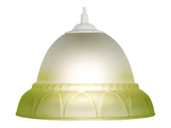 TOSEL Suspensión ,vidrio,,A70xD20x P 20cm Blanco Hot