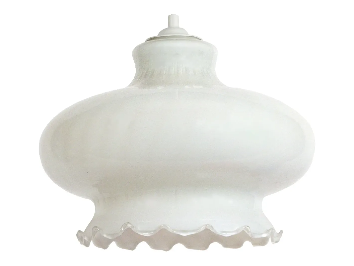 Hot TOSEL Suspensión ,vidrio,,A80xD 17,5xP17,5cm Blanco