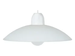 TOSEL Suspensión ,vidrio,,A70xD42x P 42cm Blanco Best