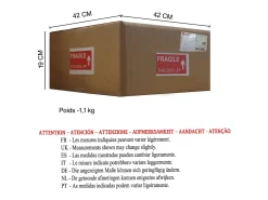 Outlet TOSEL Suspensión ,vidrio,Gris ,A80xD35xP35cm Verde