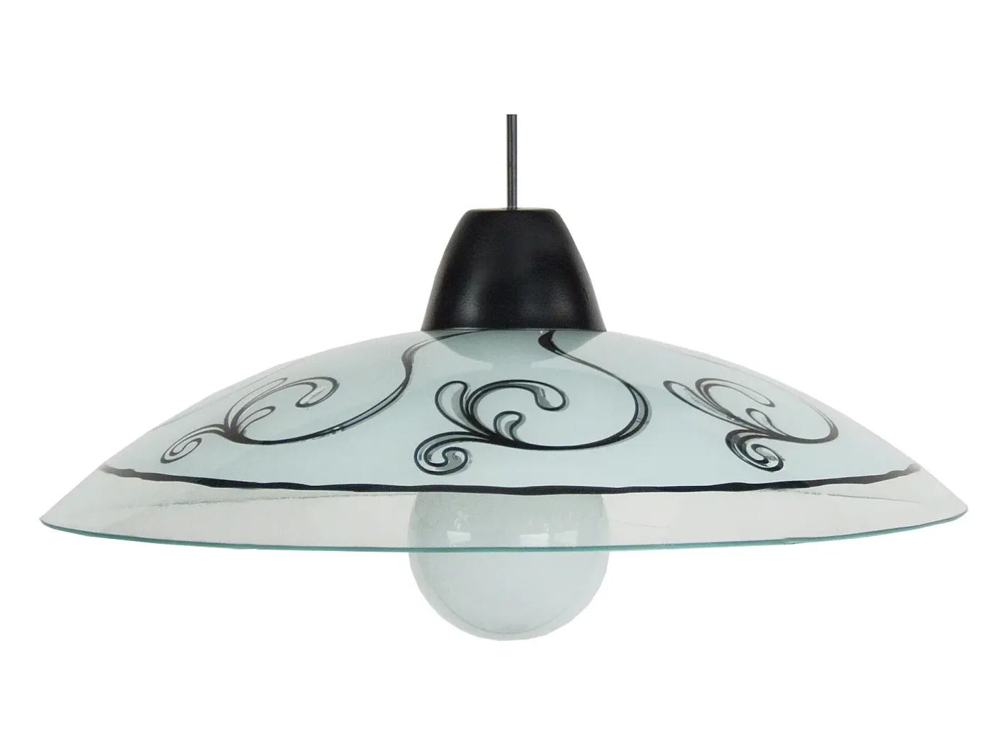 Best TOSEL Suspensión ,vidrio, , A 74xD45x P 45cm Gris
