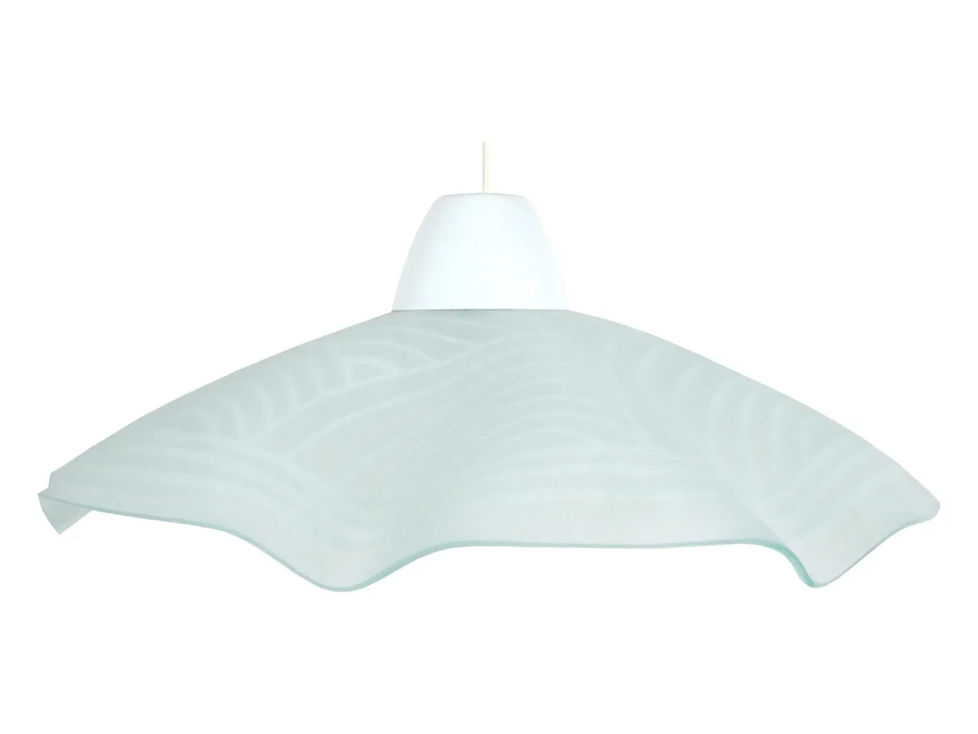 TOSEL Lámpara Suspendida-Suspensión ,vidrio, ,A74xD45xP45cm Gris
