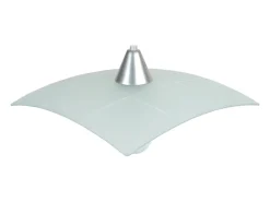 TOSEL Suspensión ,vidrio, ,A60xD30xP30cm Gris Online