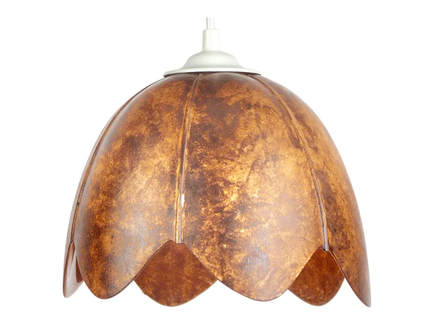 TOSEL Lámpara Suspendida-Suspensión ,vidrio,Marrón,A75xD18x P 18cm Marru00f3n