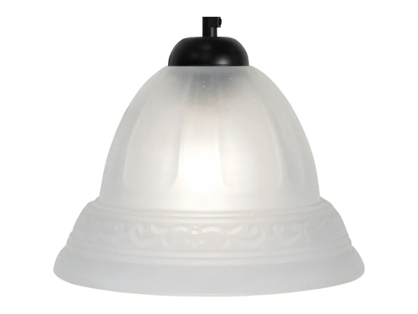 TOSEL Suspensión ,vidrio,,A68xD17xP17cm Negro Hot