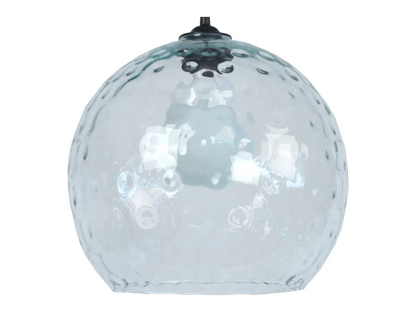 TOSEL Lámpara Suspendida-Suspensión ,vidrio,,A 85xD 30x P 30cm Negro