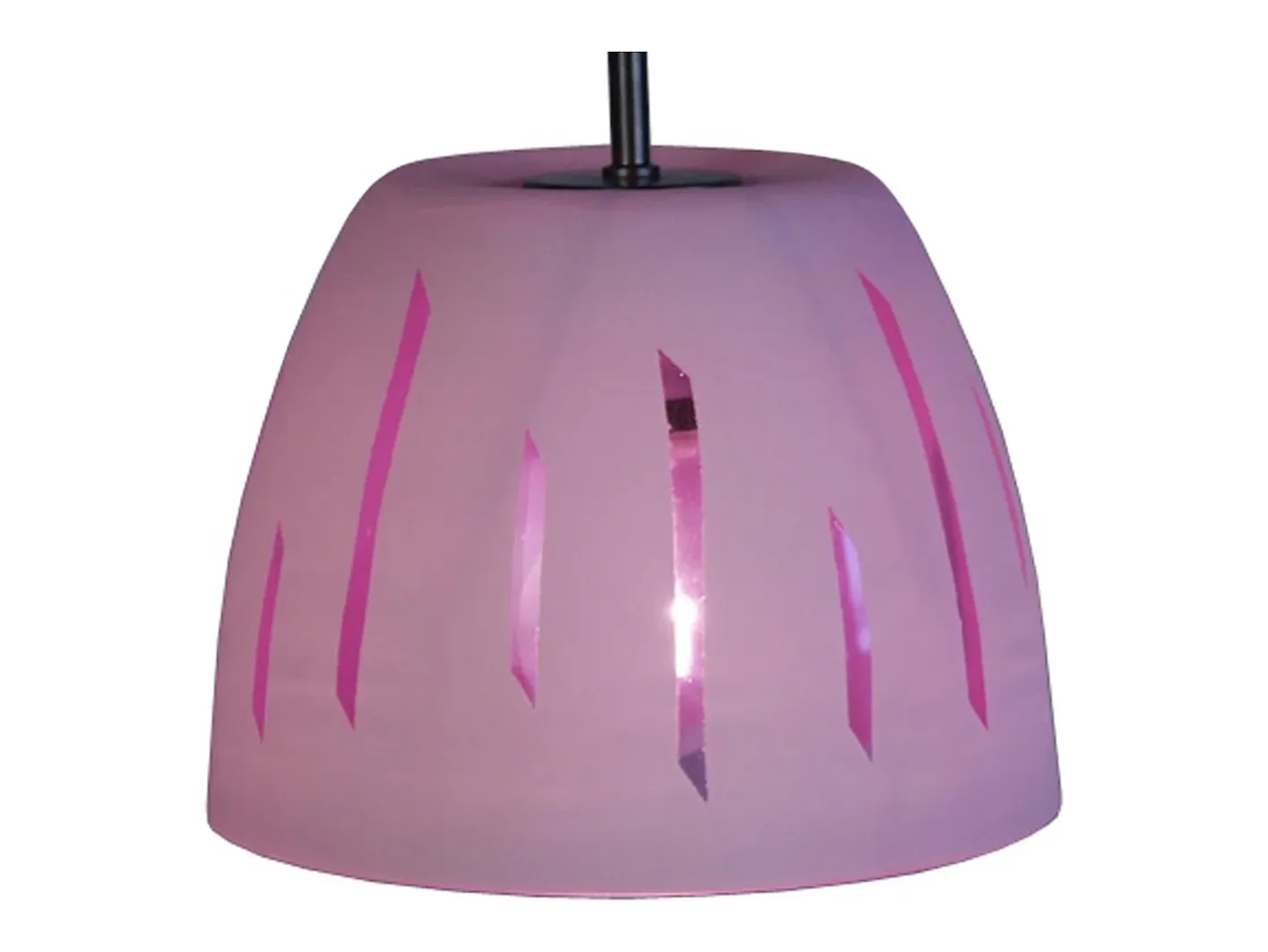 TOSEL Suspensión ,vidrio, ,A80xD20x P20cm Negro Outlet