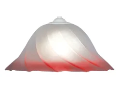 Clearance TOSEL Suspensión ,vidrio,,A70xD29xP29cm Rojo