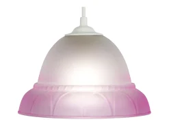 Sale TOSEL Suspensión ,vidrio, ,A70x D 20xP20cm Rosa