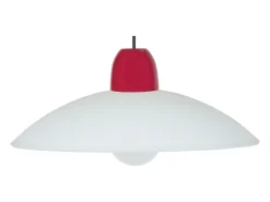 Clearance TOSEL Suspensión ,vidrio,,A 70xD42xP42cm Rojo
