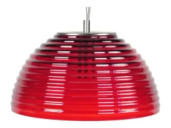 New TOSEL Suspensión ,vidrio,, A77xD36xP36cm Rojo