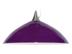 TOSEL Lámpara Suspendida-Suspensión ,vidrio, ,A77xD38xP 38cm Violeta
