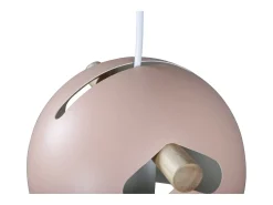 Clearance Venture Home Suspensión de acero Tubbie old rose con 1 pantalla Rosa
