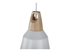 Venture Home Suspensión de aluminio Nao 16 x 24,5 cm Blanco Outlet