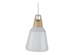 Venture Home Suspensión de aluminio Nao 16 x 24,5 cm Blanco Outlet