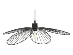 Atmosphera Suspensión de flor metálica Negro New