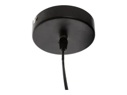 Atmosphera Suspensión de flor metálica Negro New